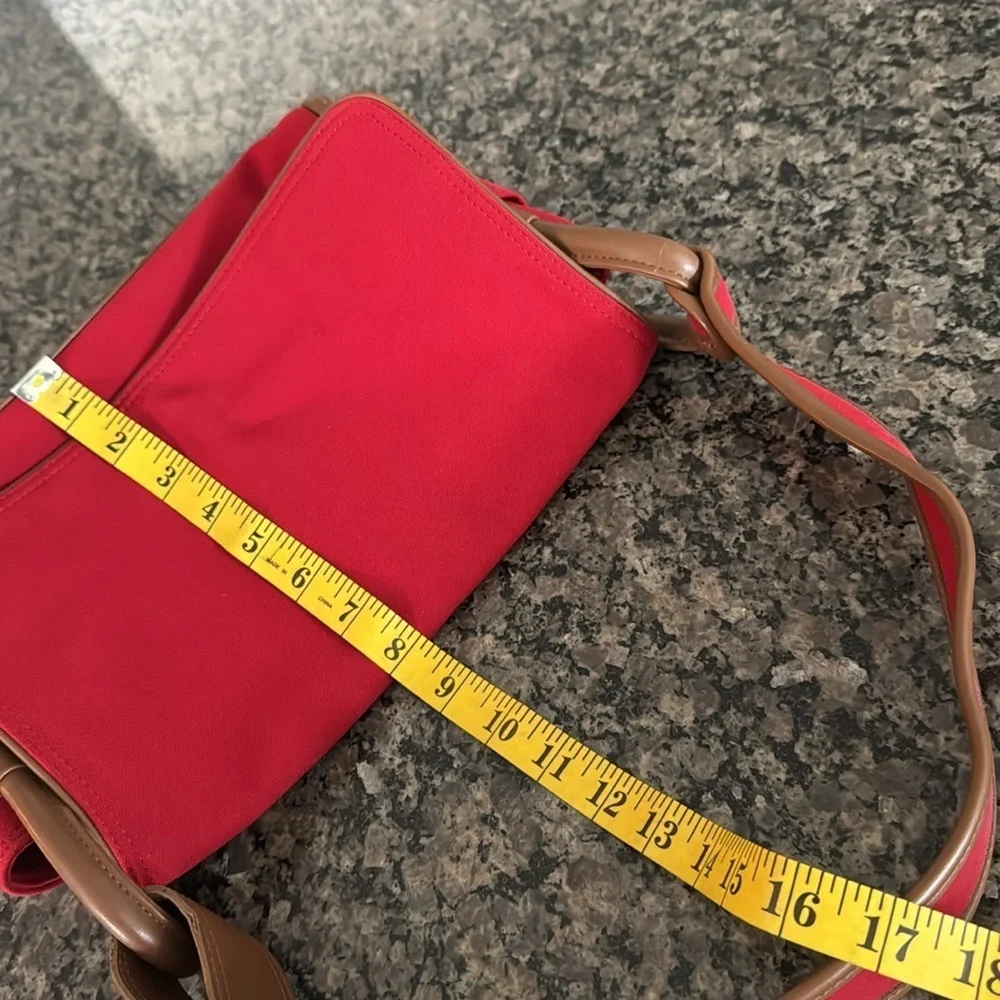 Anne Klein red handbag or shoulder bag EUC